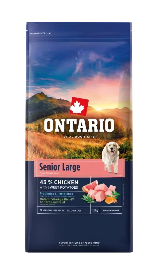 Ontario Senior Large Chicken & Sweet Potatoes 12kg