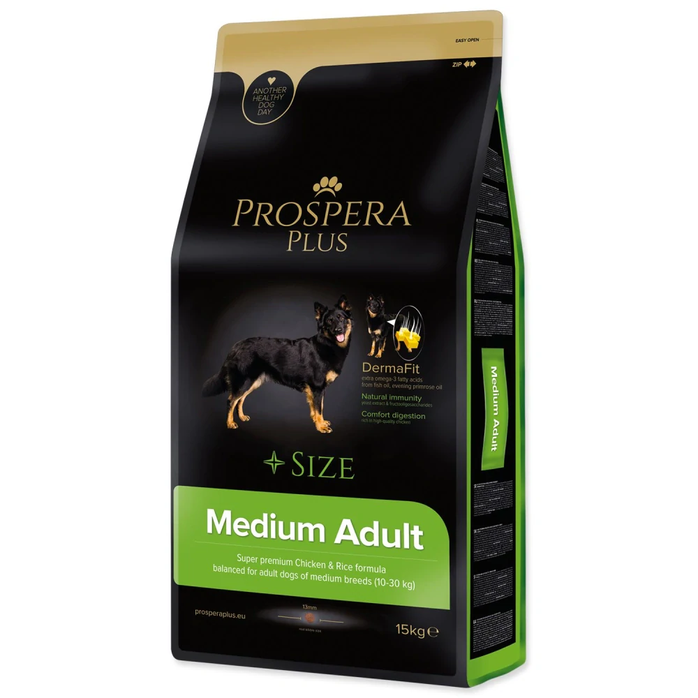 Prospera Plus Medium Adult kuře s rýží 15kg