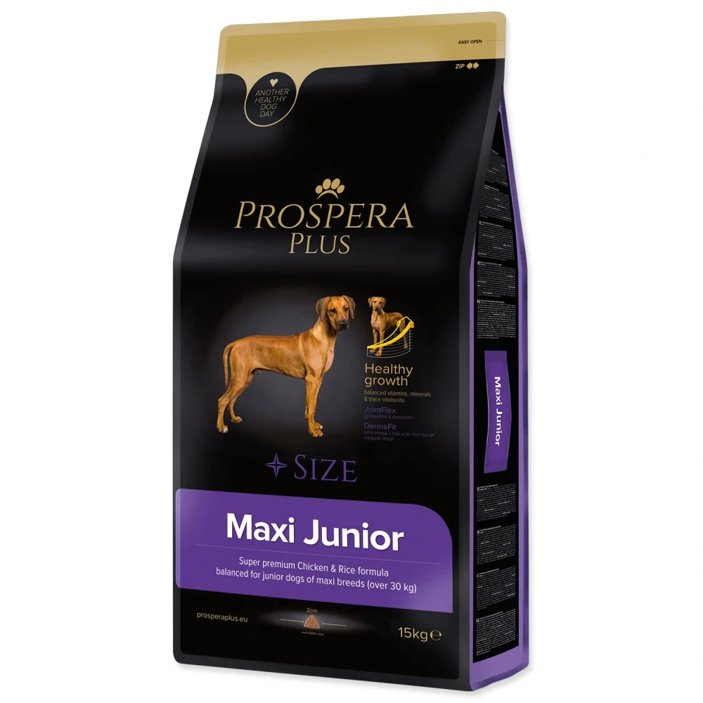 Prospera Plus Maxi Junior kuře s rýží 15kg