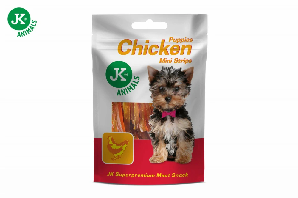 JK Meat Snack Puppy Chicken strips 50g