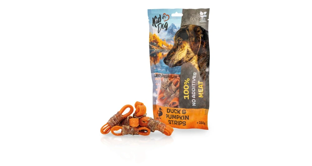 KIDDOG SUPER PREMIUM 100% kachní maso na dýni 150g