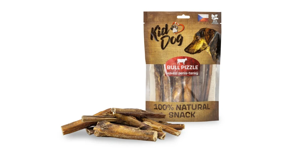 KIDDOG 100% Natural Snack Hovězí penis 12cm 200g
