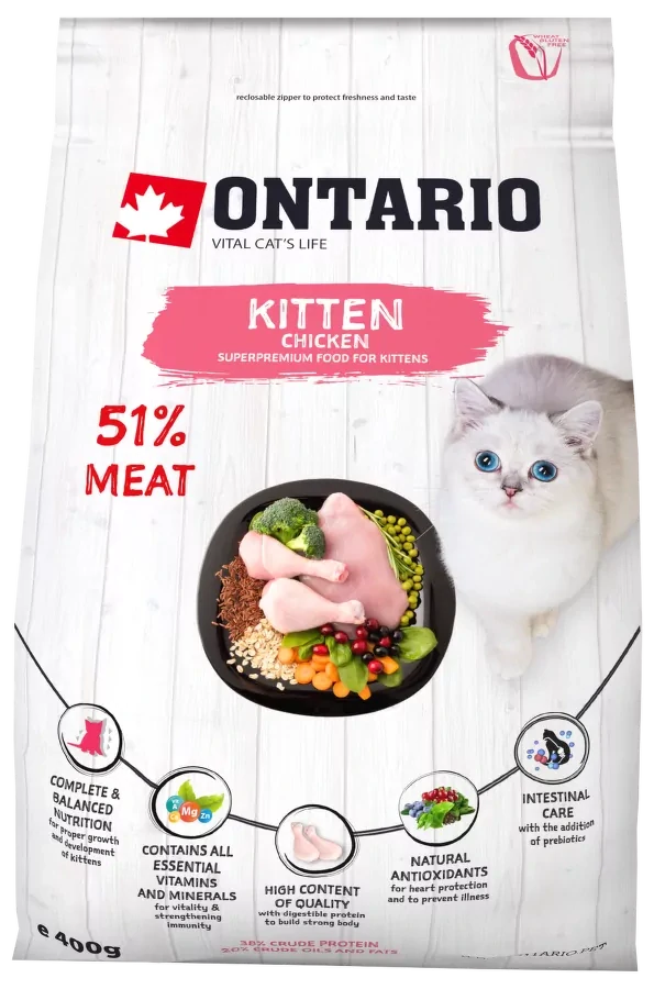 Ontario Kitten Chicken 0,4kg