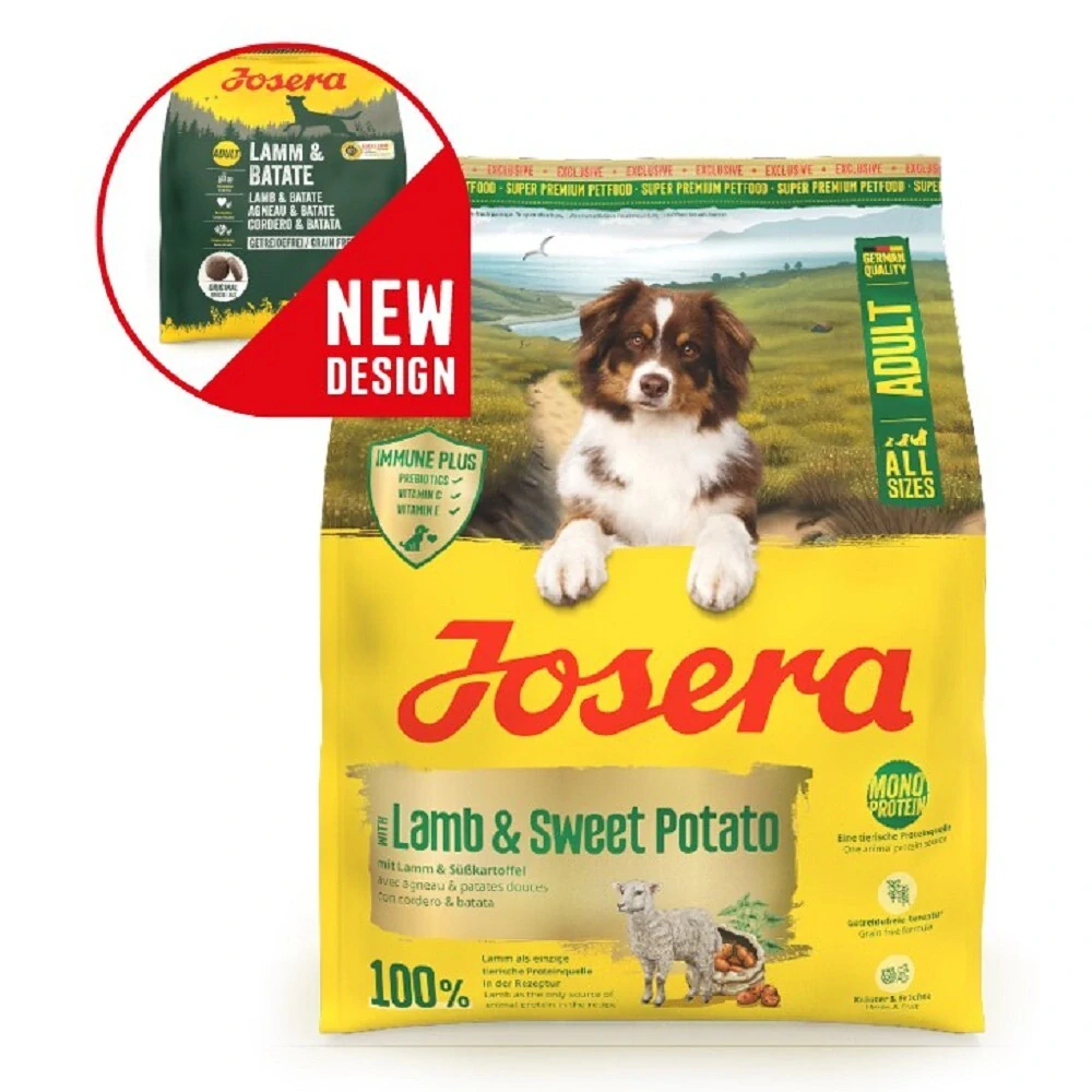 Josera 12,5kg * A/S Adult with Lamb & Sweet Potato dog