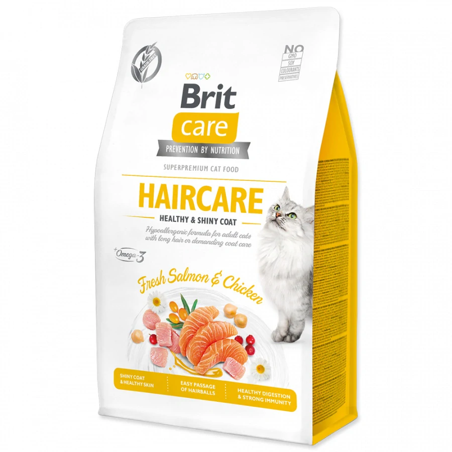 Brit Care Cat GF Haircare Healthy&Shiny Coat 2kg