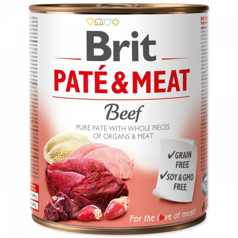 Brit Dog konz Paté & Meat Beef 800g