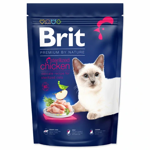 Brit Premium Cat by Nature Sterilized Chicken 1,5kg