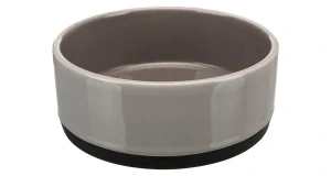 Keramická miska s gumovým okrajem 0,75l šedá