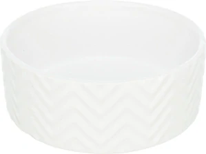 Keramická miska vroubkovaná bílá 0,4l