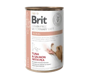Konz. Brit Veterinary Diet Renal Tuna&Salmon&Pea 400g
