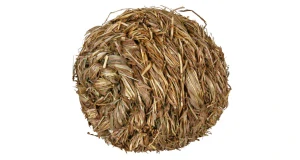 Míček s rolničkou z trávy 10cm