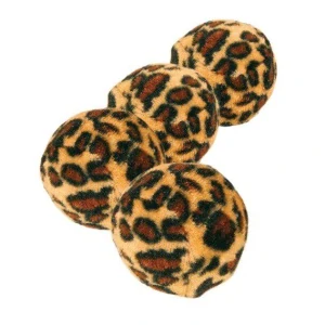 Míčky leopardí motiv 4cm (4ks)