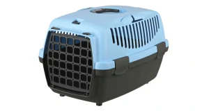 Transportní box Capri XS 32x31x48cm - tm. šedá/sv.modrá