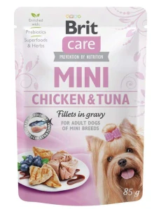 Brit Care Dog Mini Chicken&Tuna fillets in gravy 85g