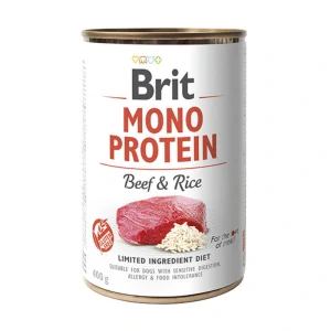 Brit Dog konz Mono Protein Beef & Rice 400g
