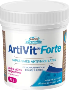 Vitar Veterinae ArtiVit Forte kloubní výživa sypká směs 70g
