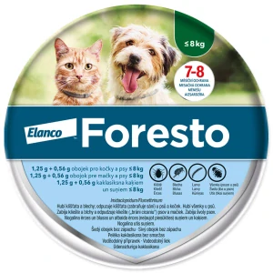 Obojek Foresto antiparazitní malé psy a kočky 38cm