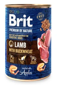 Brit Premium Dog by Nature konz Lamb & Buckwheat 400g