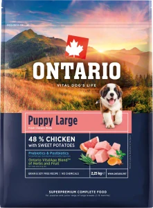 Ontario Puppy Large Chicken & Sweet Potatoes 2,25kg