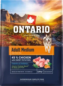 Ontario Adult Medium Chicken & Sweet Potatoes 2,25kg