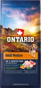Ontario Adult Medium Fish & Rice 12kg