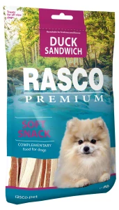 Pochoutka Rasco Premium kachna s treskou sendvič 80g