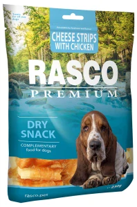 Pochoutka Rasco Premium kuřecím obalené sýrové proužky 230g