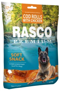 Pochoutka Rasco Premium treska obalená kuřecím, rolky 230g