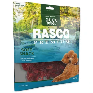 Pochoutka Rasco Premium kachna, kroužky 500g