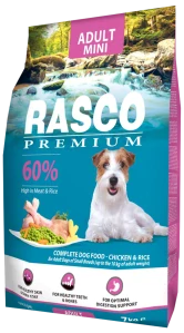 Krmivo Rasco Premium Adult Mini kuře s rýží 7kg