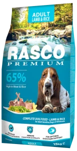 Krmivo Rasco Premium Adult jehněči s rýží 15kg