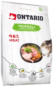 Krmivo Ontario Cat Hairball 2kg