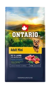 Ontario Adult Mini Lamb & Brown Rice 6,5kg