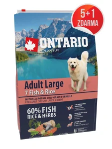 Ontario Adult Large Fish & Rice 2,25kg