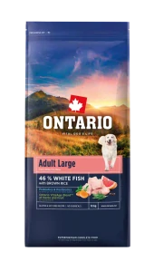 Ontario Adult Large Fish & Brown Rice 12kg