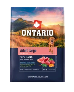 Ontario Adult Large Lamb & Brown Rice 2,25kg