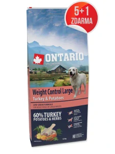 Ontario Large Weight Control Turkey & Potatoes 12kg