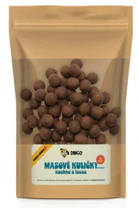 DINGO masové kuličky kachna a losos 150g