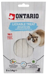 Ontario pochoutka lízací extra tuňák a losos 5x14g