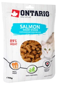 Pochoutka Ontario lososové krátké tyčinky 50g