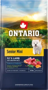 Ontario Senior Mini Lamb & Brown Rice 6,5kg