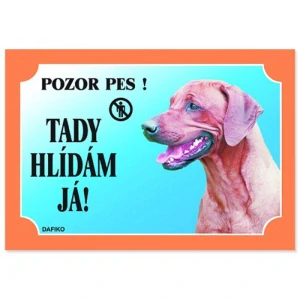 Cedulka Rhodésky ridgeback 