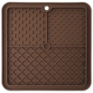 Podložka lízací Epic Pet Lick&Snack čtverec hnědý 20x20cm