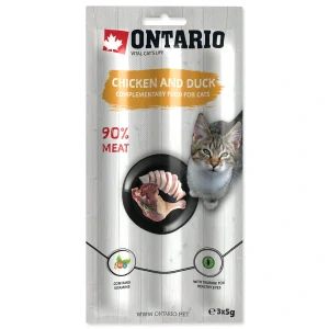 Ontario Stick for cats Chicken&Duck 3x5g