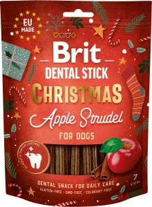 Brit Care Dog Christmas Dental Stick Apple Strudel 250g