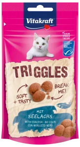 Pochoutka Vitakraft Triggles s lososem 40g