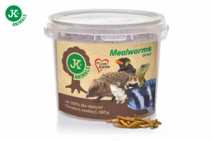 JK Sušený moučný červ 450g dóza