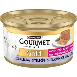 Gourmet Gold Kitten paštika s telecím 85g