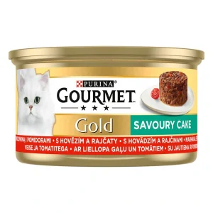Gourmet Gold Savoury Cake hovězí a rajčata 85g