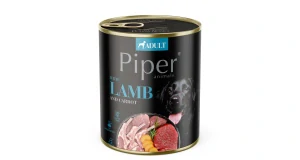 Konzerva Piper Dog s jehněčím a mrkví 800g